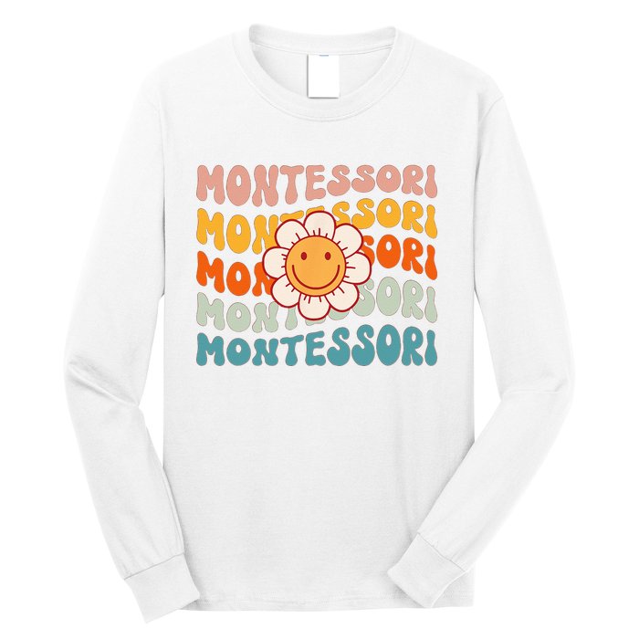 Montessori Teacher Daisy Colorful Long Sleeve Shirt