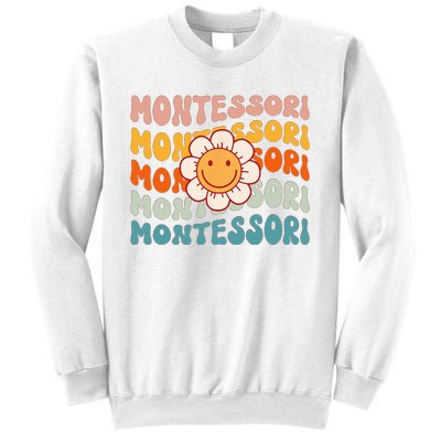 Montessori Teacher Daisy Colorful Sweatshirt