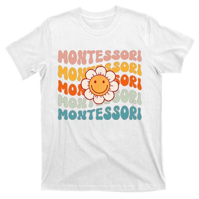 Montessori Teacher Daisy Colorful T-Shirt