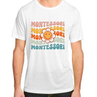 Montessori Teacher Daisy Colorful Adult ChromaSoft Performance T-Shirt