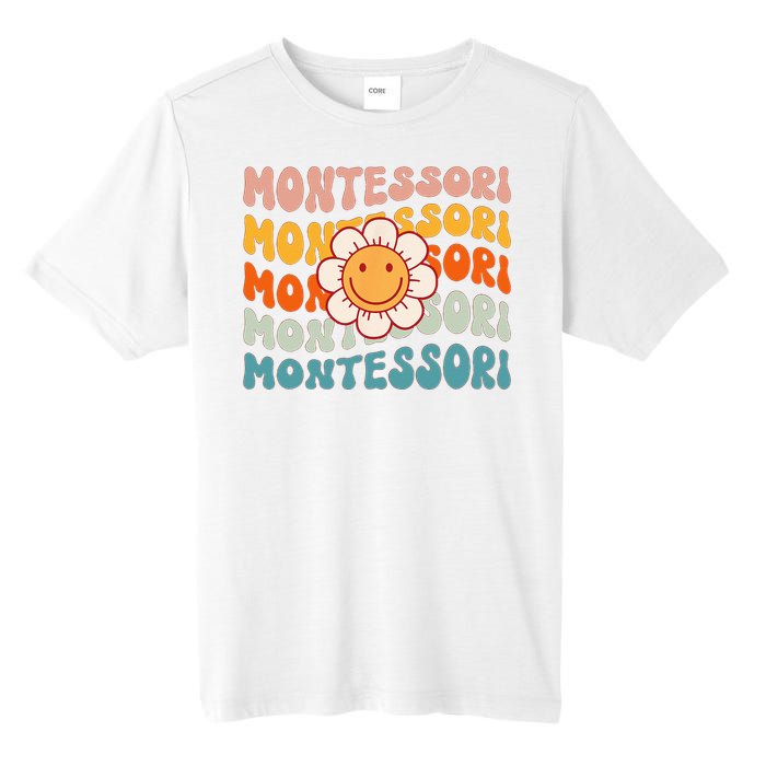 Montessori Teacher Daisy Colorful Tall Fusion ChromaSoft Performance T-Shirt