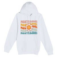 Montessori Teacher Daisy Colorful Premium Pullover Hoodie