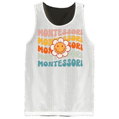 Montessori Teacher Daisy Colorful Mesh Reversible Basketball Jersey Tank