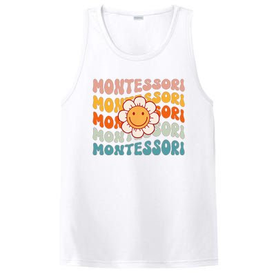 Montessori Teacher Daisy Colorful PosiCharge Competitor Tank