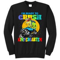 Monster Truck Dinosaur Im Ready To Crush Kindergarten Sweatshirt