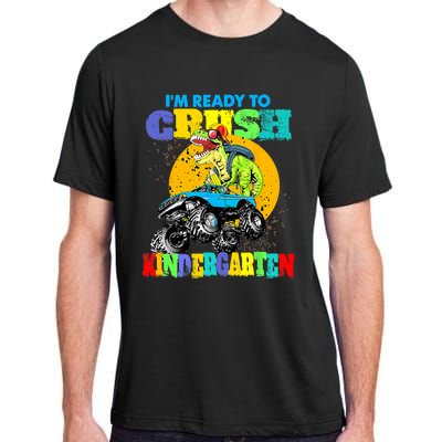 Monster Truck Dinosaur Im Ready To Crush Kindergarten Adult ChromaSoft Performance T-Shirt