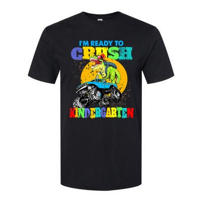 Monster Truck Dinosaur Im Ready To Crush Kindergarten Softstyle CVC T-Shirt