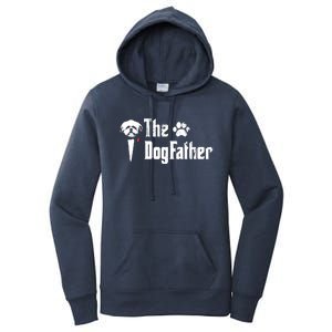 Men The Dogfather Shih Tzu Dog Dad Fathers Day Gift Women's Pullover Hoodie