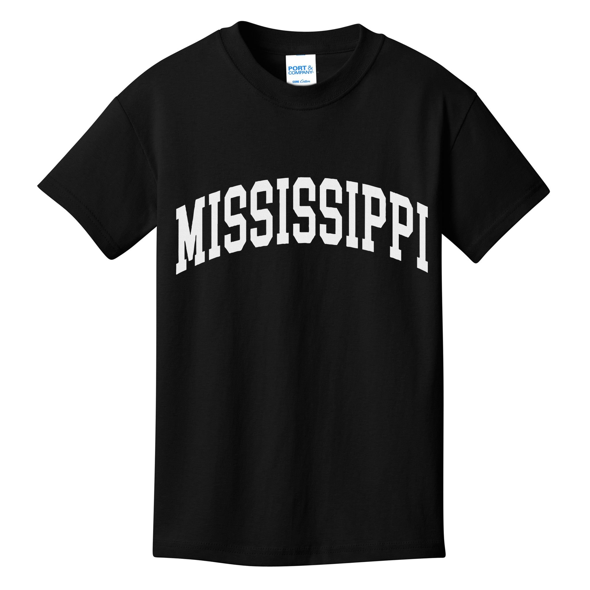 Mississippi Throwback Design Print Classic Kids T-Shirt