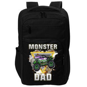 Monster Truck Dad Monster Truck Are My Jam Truck Lovers Impact Tech Backpack