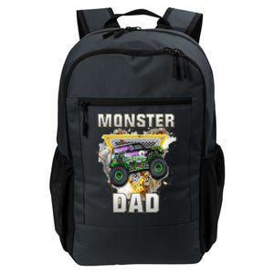 Monster Truck Dad Monster Truck Are My Jam Truck Lovers Daily Commute Backpack