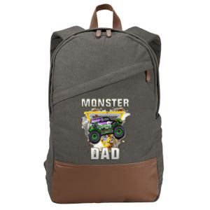 Monster Truck Dad Monster Truck Are My Jam Truck Lovers Cotton Canvas Backpack