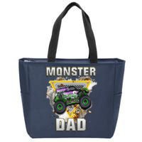 Monster Truck Dad Monster Truck Are My Jam Truck Lovers Zip Tote Bag