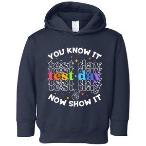 Motivational Test Day Testing Day Teacher Student Test Day Toddler Hoodie