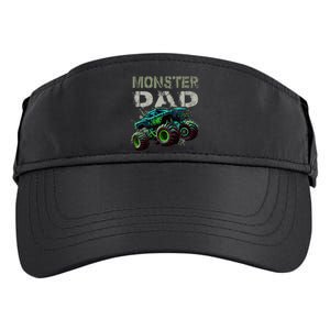 Monster Truck Dad Family Matching Monster Truck Lovers Adult Drive Performance Visor