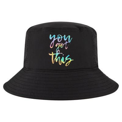 Motivational Testing Day Teacher You Got This Rock The Test Cool Comfort Performance Bucket Hat