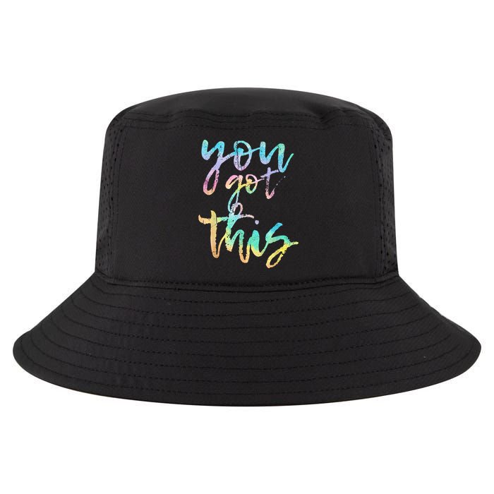 Motivational Testing Day Teacher You Got This Rock The Test Cool Comfort Performance Bucket Hat