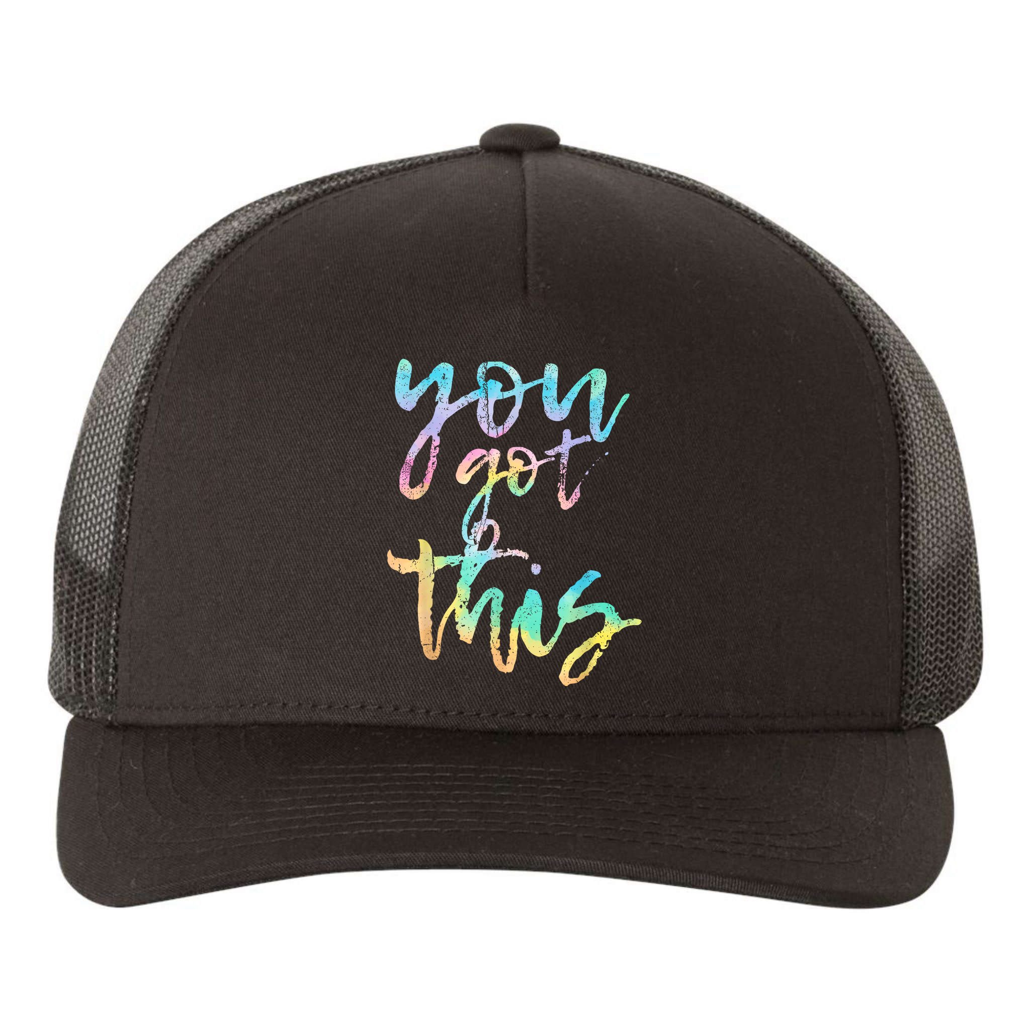 Motivational Testing Day Teacher You Got This Rock The Test Yupoong Adult 5-Panel Trucker Hat