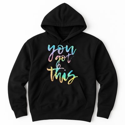 Motivational Testing Day Teacher You Got This Rock The Test Hoodie