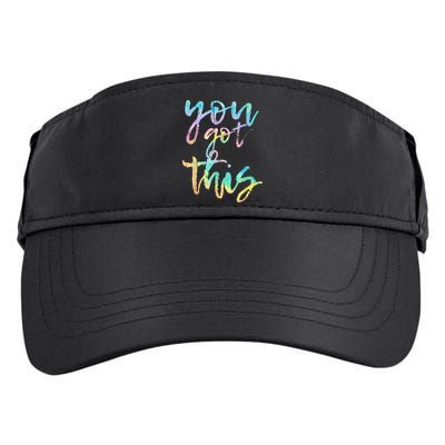 Motivational Testing Day Teacher You Got This Rock The Test Adult Drive Performance Visor