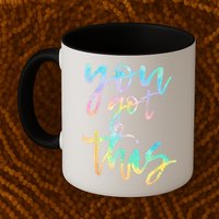Motivational Testing Day Teacher You Got This Rock The Test Mug