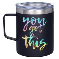 Motivational Testing Day Teacher You Got This Rock The Test 12oz Stainless Steel Coffee Mug