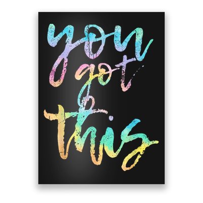 Motivational Testing Day Teacher You Got This Rock The Test Poster