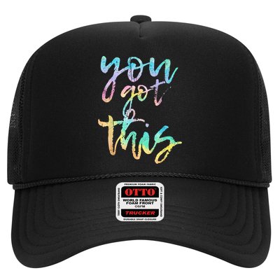 Motivational Testing Day Teacher You Got This Rock The Test Trucker Hat