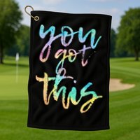 Motivational Testing Day Teacher You Got This Rock The Test Golf Towel