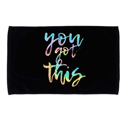 Motivational Testing Day Teacher You Got This Rock The Test Microfiber Hand Towel