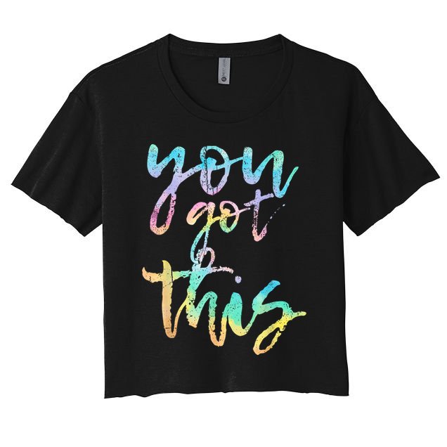 Motivational Testing Day Teacher You Got This Rock The Test Crop Top