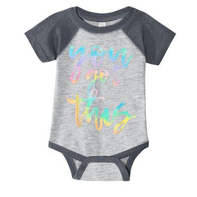 Motivational Testing Day Teacher You Got This Rock The Test Infant Baby Jersey Bodysuit