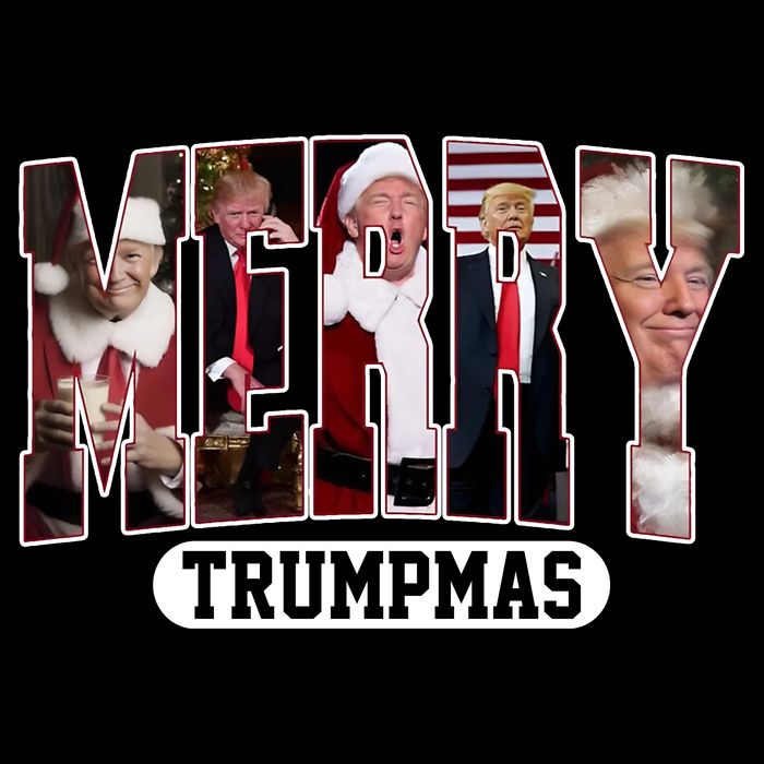 Merry Trumpmas Donald Trump 47th President Of The United States Christmas Impact Tech Backpack