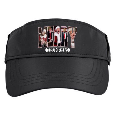 Merry Trumpmas Donald Trump 47th President Of The United States Christmas Adult Drive Performance Visor