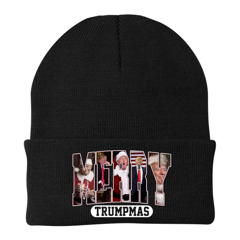 Merry Trumpmas Donald Trump 47th President Of The United States Christmas Beanie