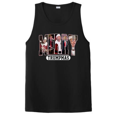 Merry Trumpmas Donald Trump 47th President Of The United States Christmas PosiCharge Competitor Tank