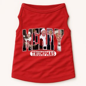 Merry Trumpmas Donald Trump 47th President Of The United States Christmas Doggie Tank