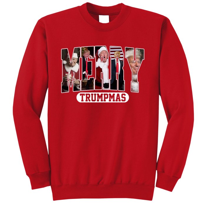 Merry Trumpmas Donald Trump 47th President Of The United States Christmas Sweatshirt