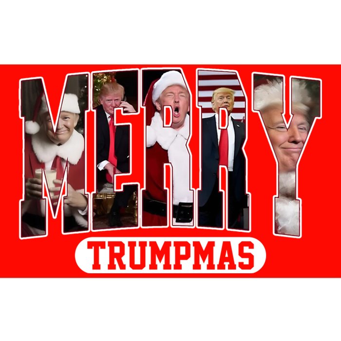 Merry Trumpmas Donald Trump 47th President Of The United States Christmas Bumper Sticker