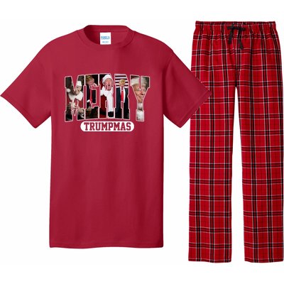 Merry Trumpmas Donald Trump 47th President Of The United States Christmas Pajama Set