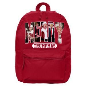 Merry Trumpmas Donald Trump 47th President Of The United States Christmas 16 in Basic Backpack