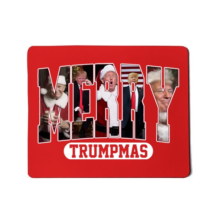 Merry Trumpmas Donald Trump 47th President Of The United States Christmas Mousepad