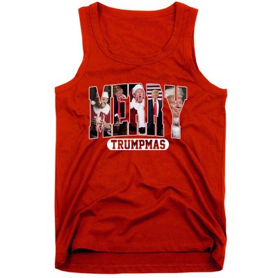 Merry Trumpmas Donald Trump 47th President Of The United States Christmas Tank Top