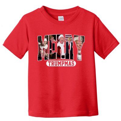 Merry Trumpmas Donald Trump 47th President Of The United States Christmas Toddler T-Shirt