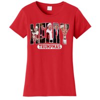 Merry Trumpmas Donald Trump 47th President Of The United States Christmas Women's T-Shirt