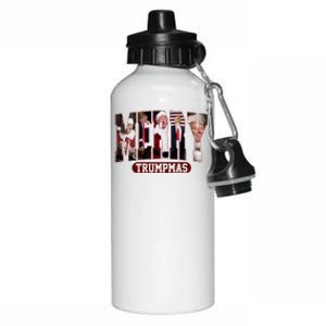 Merry Trumpmas Donald Trump 47th President Of The United States Christmas Aluminum Water Bottle