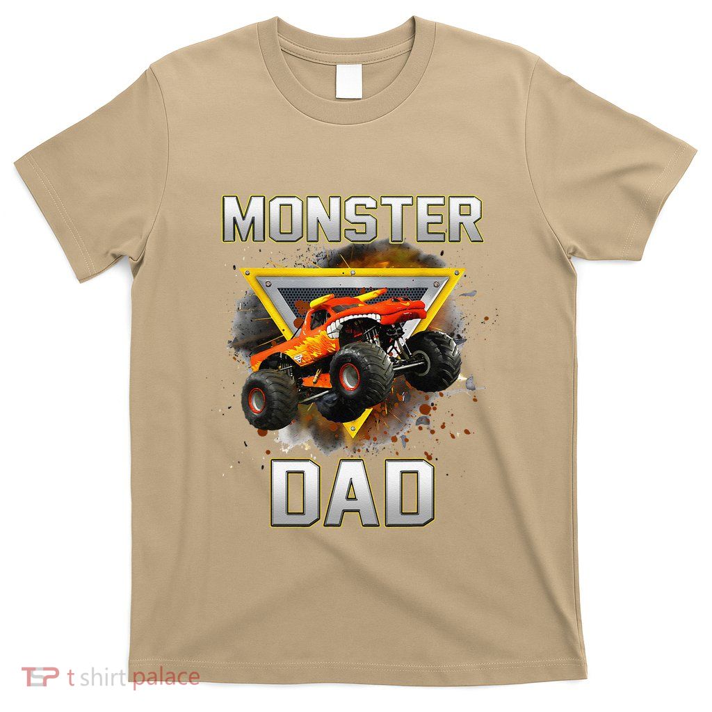 Monster Truck Dad Monster Truck Are My Jam Truck Lovers T-Shirt