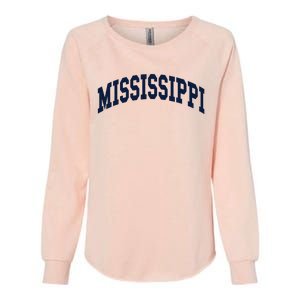 Mississippi Throwback Design Classic Womens California Wash Sweatshirt