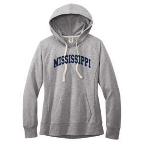 Mississippi Throwback Design Classic Women's Fleece Hoodie