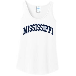 Mississippi Throwback Design Classic Ladies Essential Tank